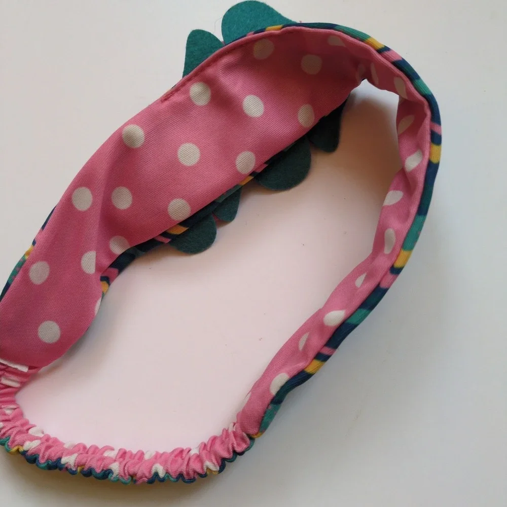Matilda Jane Fancy Fairy Butterfly Costume Headband‎ - Floral Bow Stripe EUC
